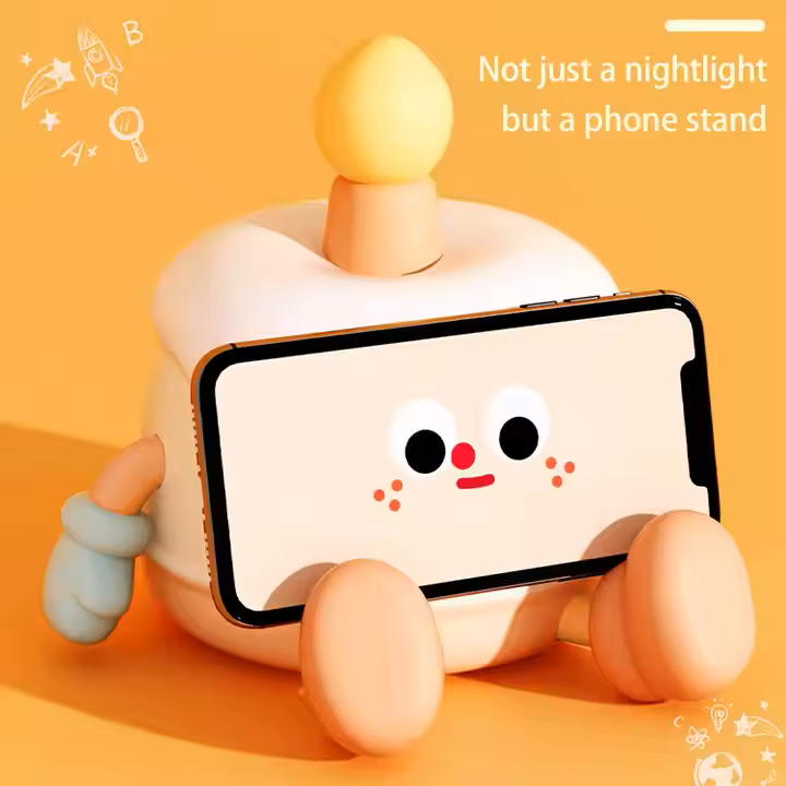 birthday cake silicon night light