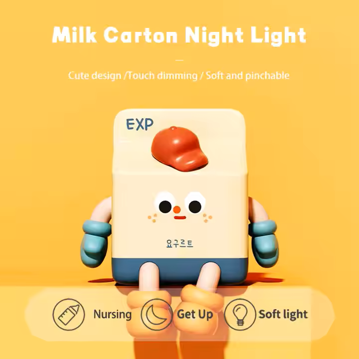 milk box night light